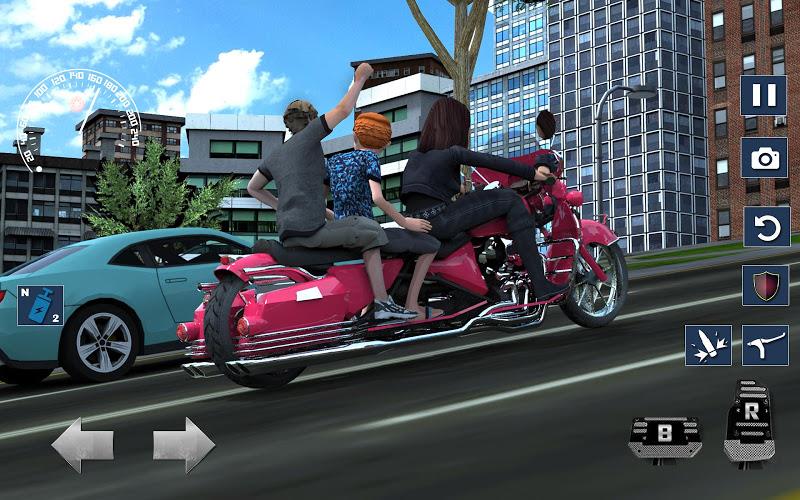 Bus Bike Taxi Bike Games স্ক্রিনশট 3