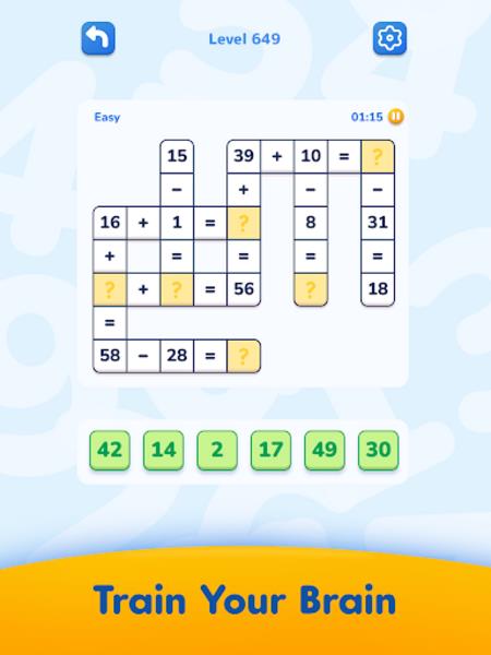 Math Crossword應用截圖第4張