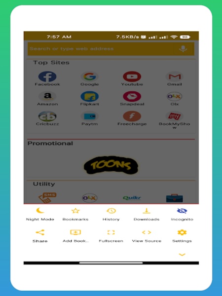 RTI Web Browser: Fast & Secure 스크린샷 3