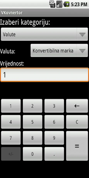 VKonvertor - konvertor valuta應用截圖第1張