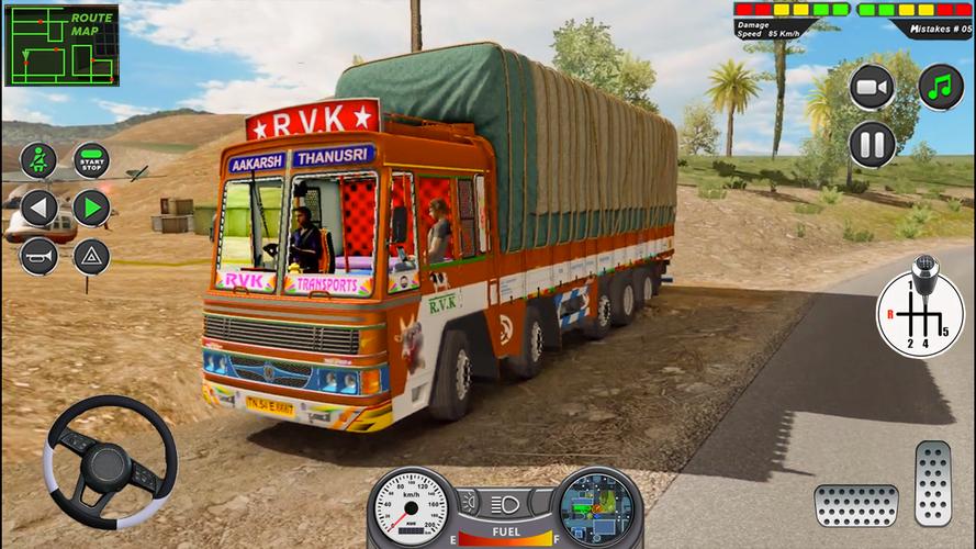 Indian Heavy Truck Delivery 3D ภาพหน้าจอ 1
