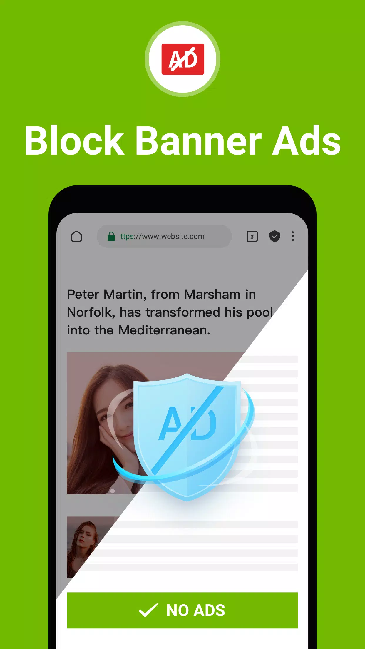 FAB Adblocker Browser:Adblock স্ক্রিনশট 3
