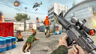 Army Commando fps shooting sim Скриншот 1