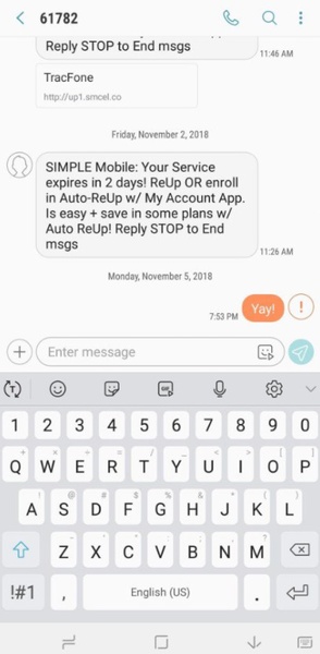 Samsung Messages Скриншот 4