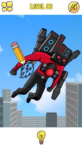 Draw Puzzle: Draw missing part スクリーンショット 1