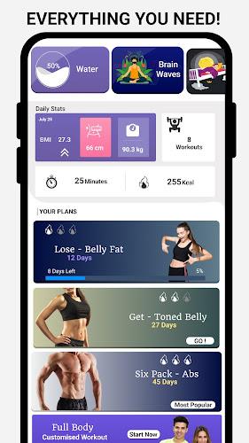 Lose Belly Fat-12 Days at Home Screenshot 2