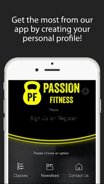 Passion Fitness Ảnh chụp màn hình 1
