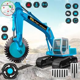 Heavy Excavator Rock Mining Скриншот 1