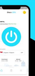 Blaze VPN - Secure VPN Proxy ภาพหน้าจอ 1