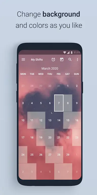 Shift Work Schedule Calendar ဖန်သားပြင်ဓာတ်ပုံ 4