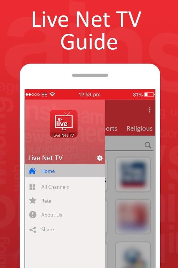 Live Net TV Streaming Guide ภาพหน้าจอ 3