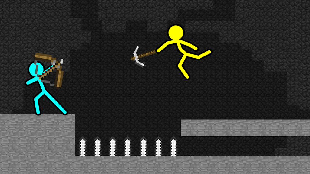 Stick-man Craft Fighting Game Скриншот 4