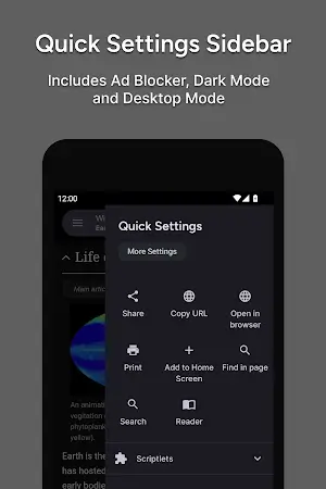 Hermit — Lite Apps Browser Captura de tela 3