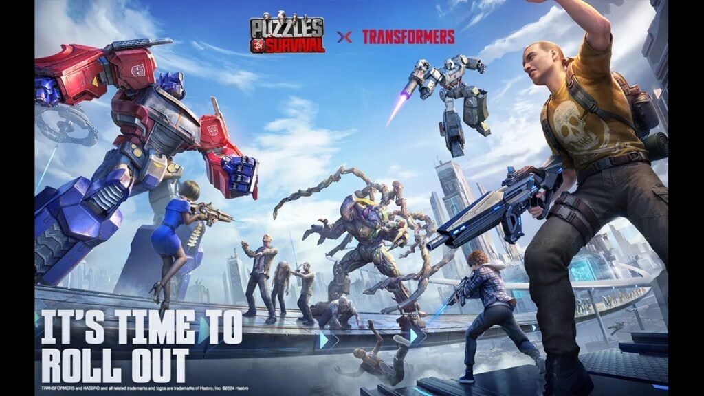 Makisawsaw sa Clash of Worlds: Transformers Invades Puzzles & Survival