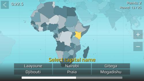 Schermata World Map Quiz 3