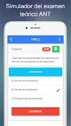 Simulador Examen ANT Ecuador Скриншот 1