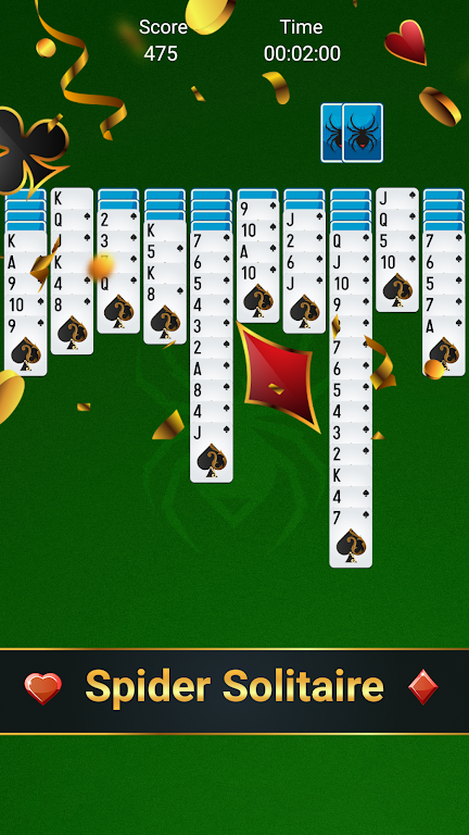 Free spider solitaire - classic solitaire ဖန်သားပြင်ဓာတ်ပုံ 1