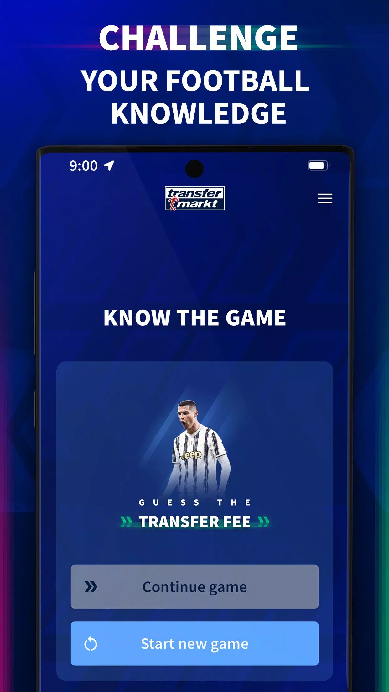Transfermarkt: Football Quiz Скриншот 1