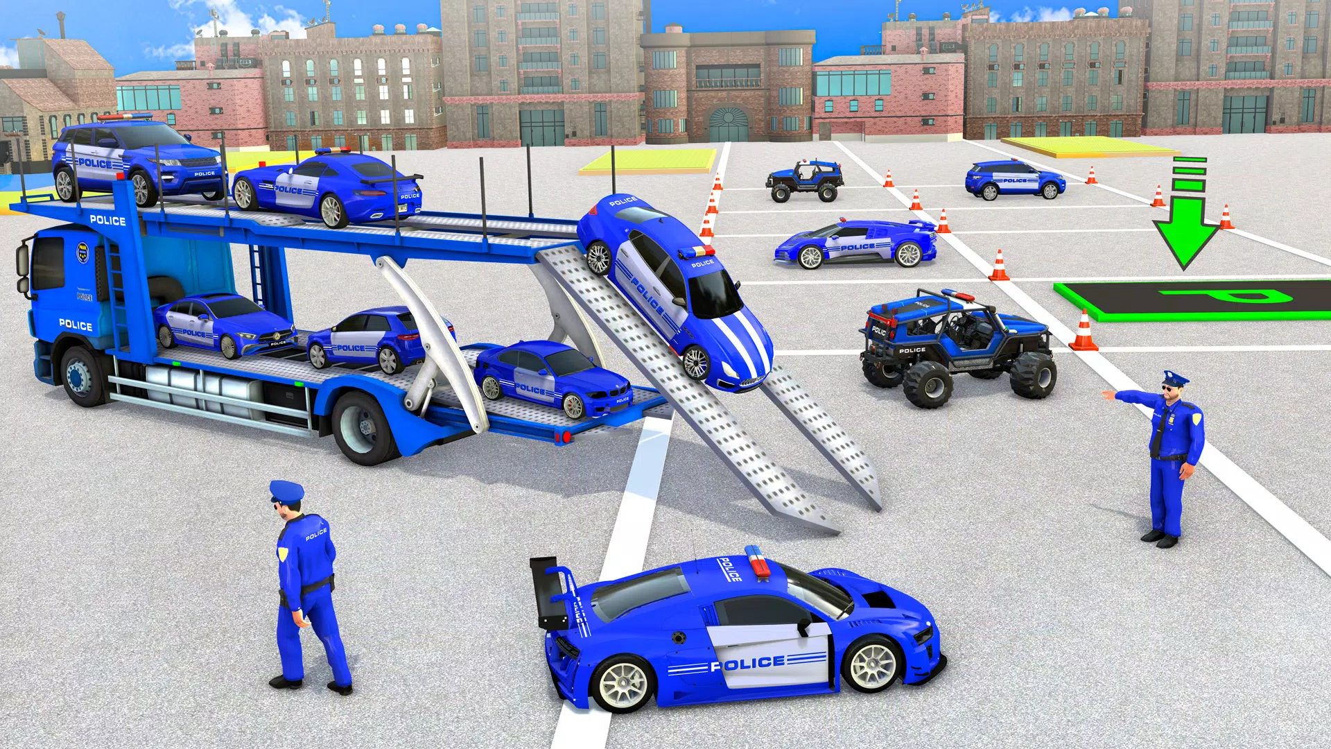 Crazy Car Transport Truck Game Ảnh chụp màn hình 1