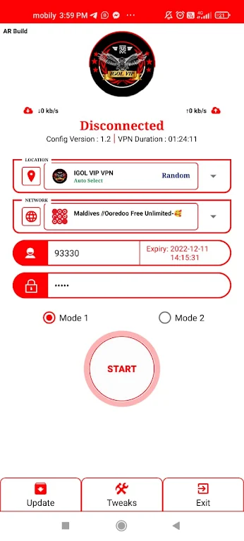IGOL VIP - VPN Tangkapan skrin 2