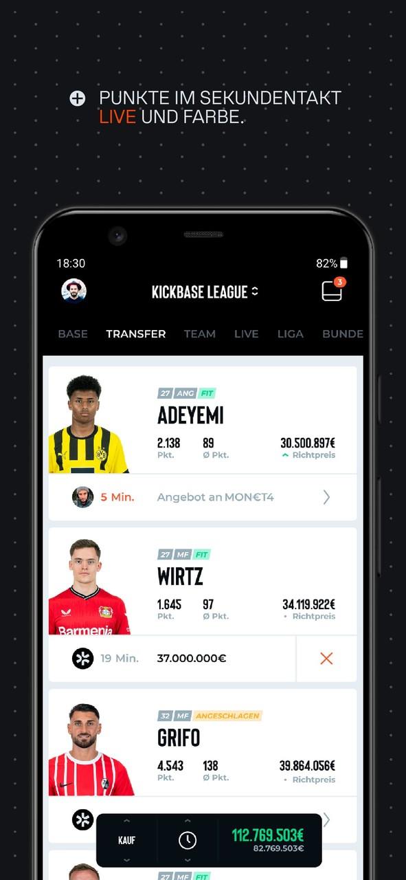 Kickbase Bundesliga Manager應用截圖第4張