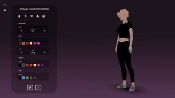 Schermata DCC - Drykana Character Creator (0.01a - Early Alpha) 1