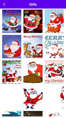 Santa Claus Gift GIF Sticker ဖန်သားပြင်ဓာတ်ပုံ 3