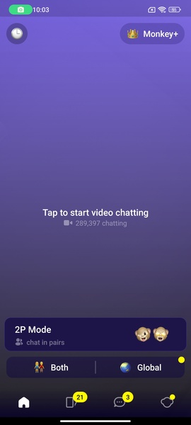 Monkey - random video chat 스크린샷 4