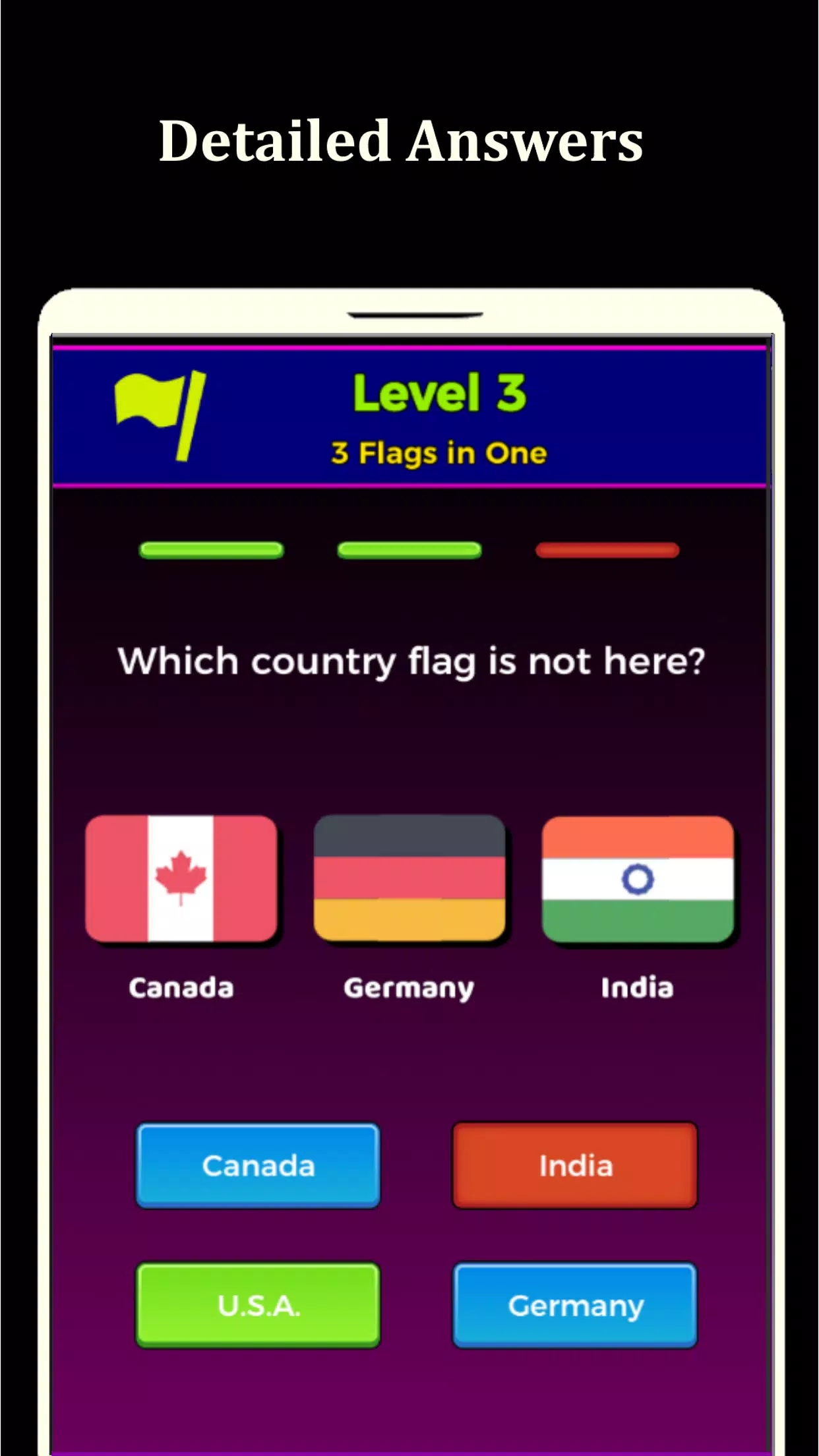 World Flags Quiz Game Captura de pantalla 2