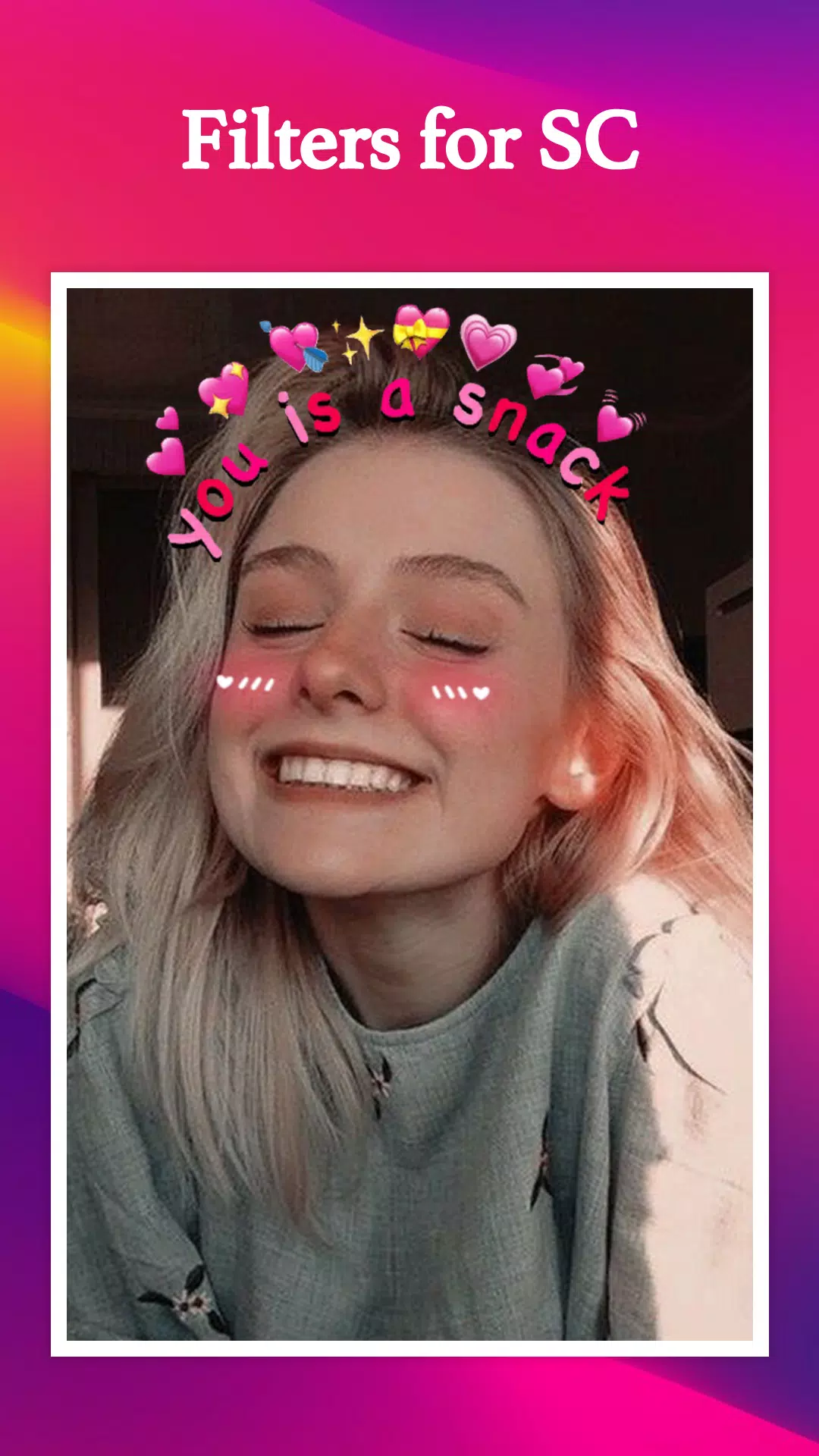 Filters for SC & Stickers Capture d'écran 2