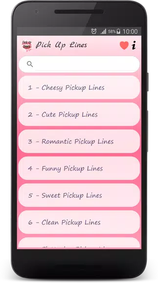 Cheesy Pick Up Lines Ảnh chụp màn hình 1