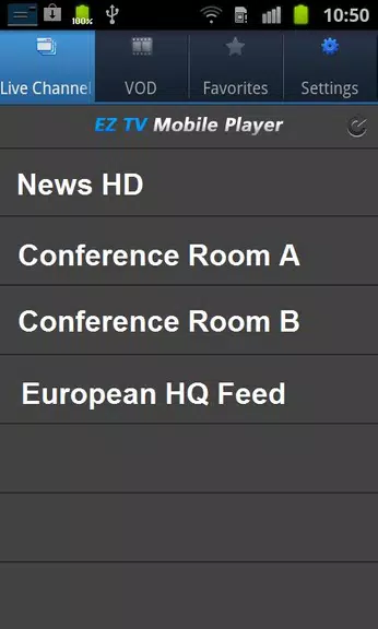 Schermata EZ TV Player 2