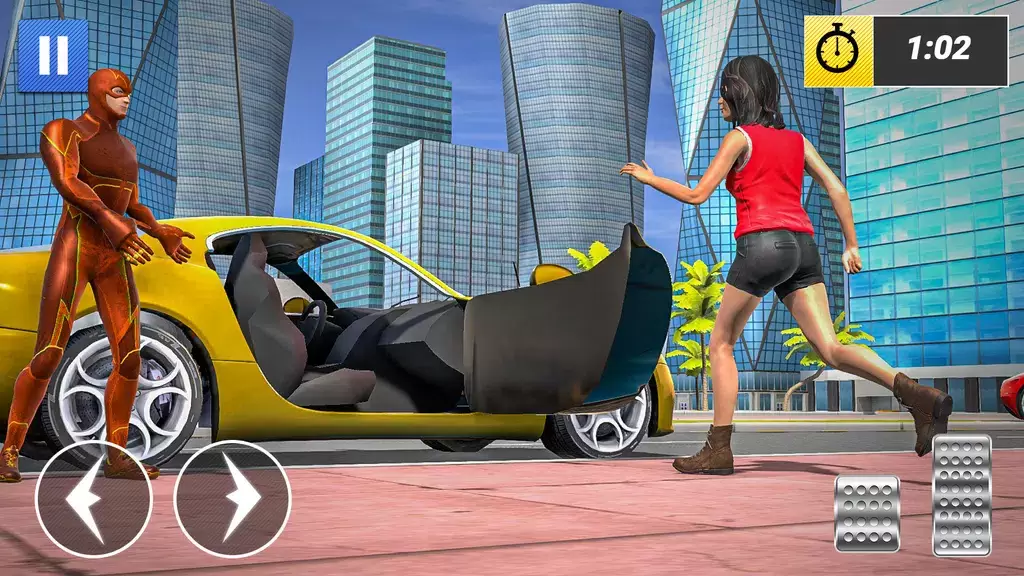 Superhero Car Games Taxi Games Скриншот 4