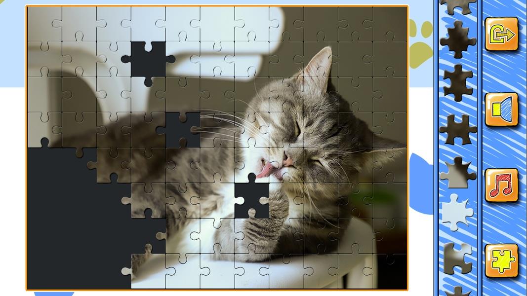 Jigsaw Puzzle Cats Kitten Скриншот 1