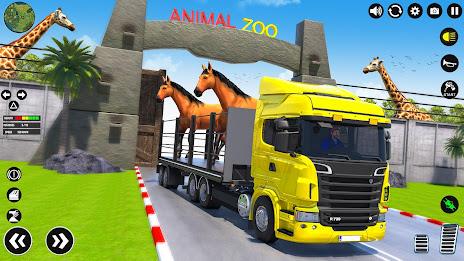 Animal Transport Truck Driving স্ক্রিনশট 2