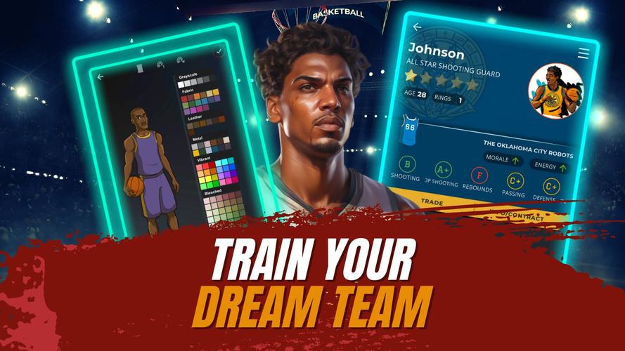 Astonishing Basketball Manager Скриншот 3