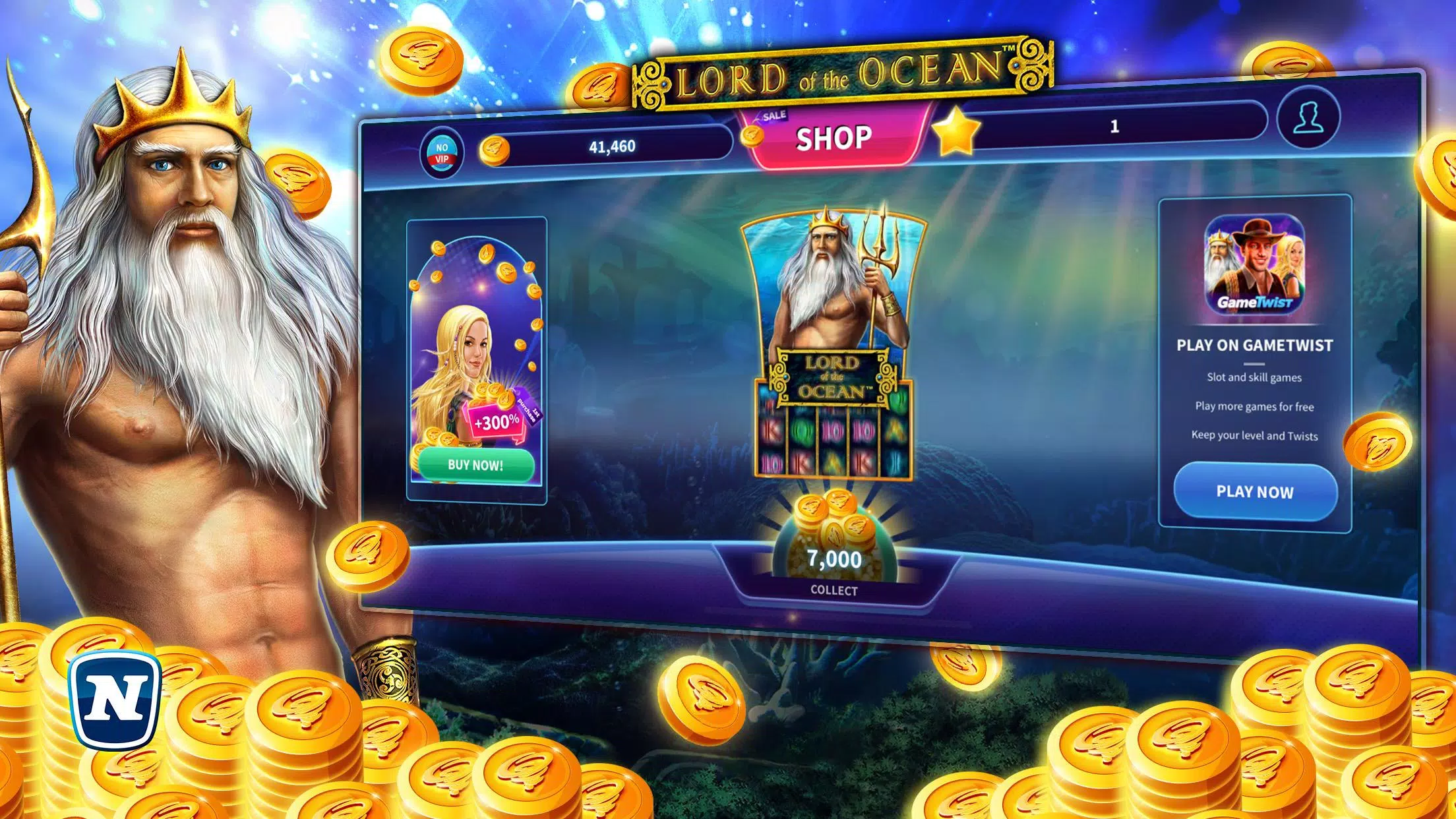 Lord of the Ocean™ Slot Скриншот 2