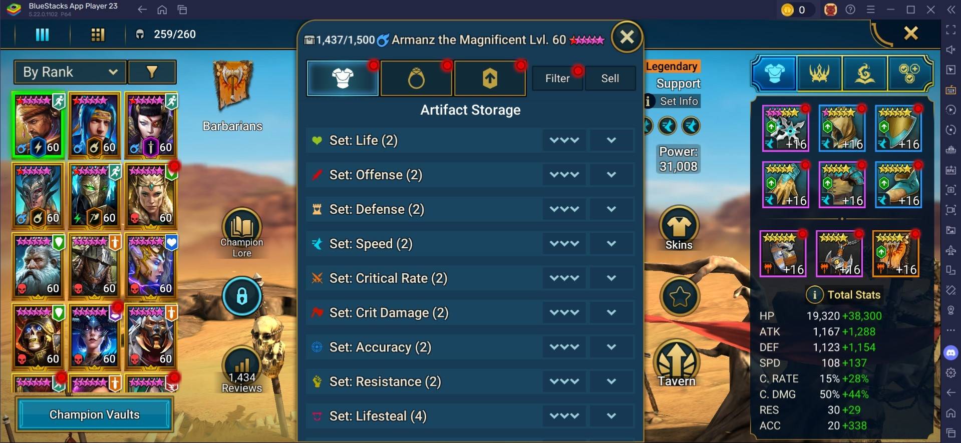 RAID : Shadow Legends 기어 가이드 : 최대 효율 팁