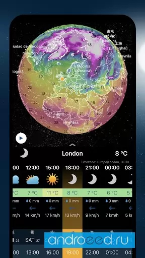 Schermata Ventusky Weather Maps & Radar 1