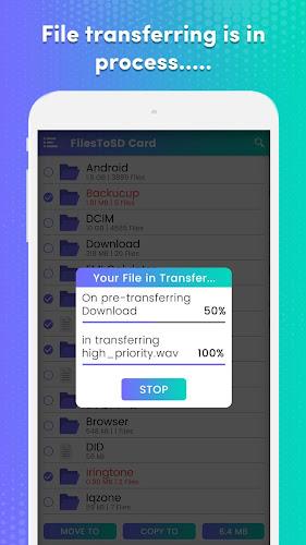 Transfer phone to SD Card – Fi Скриншот 4