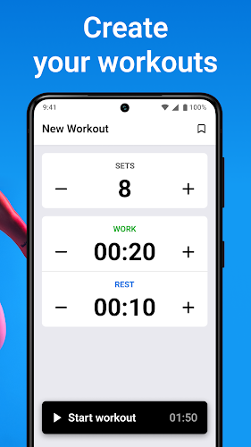 Interval Timer: Tabata Workout स्क्रीनशॉट 2