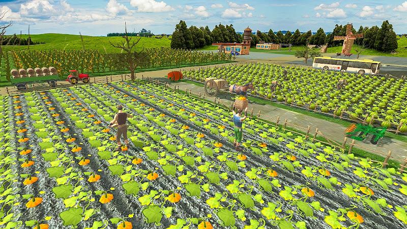 Farming Empire Harvester Game Скриншот 4