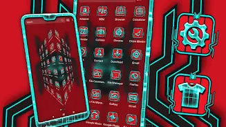 Tech Spider Launcher Theme應用截圖第2張