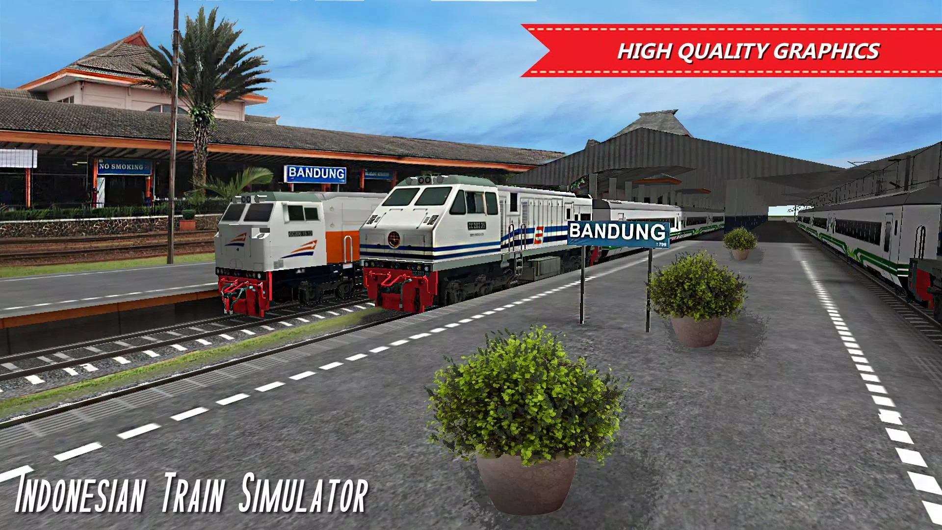Indonesian Train Sim: Game Captura de pantalla 2