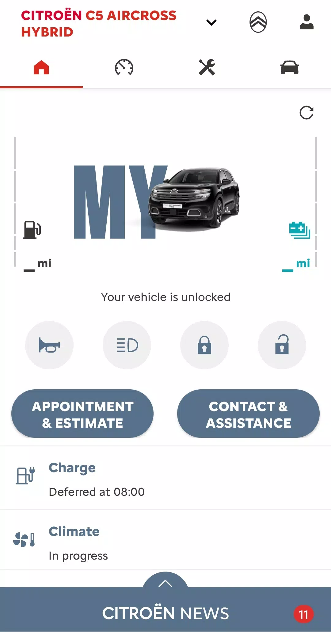 MyCitroën应用截图第2张