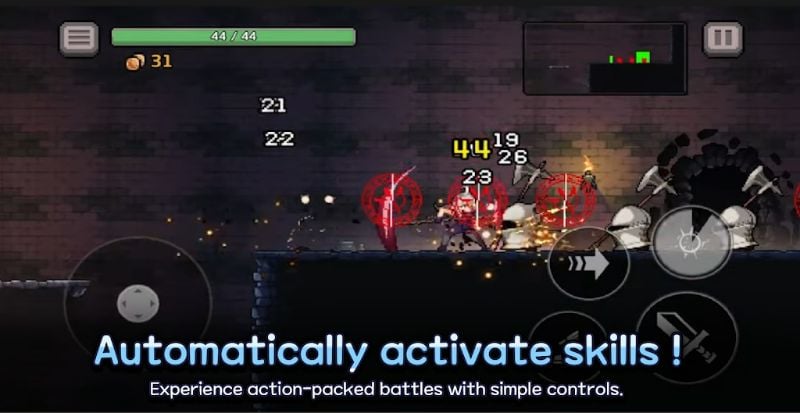 Dungeon Slasher: Roguelike Ảnh chụp màn hình 2