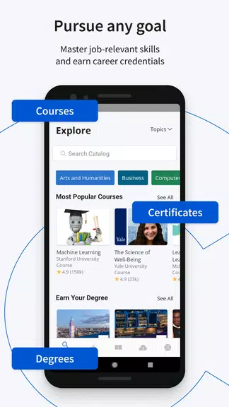 Coursera: Learn career skills Скриншот 3