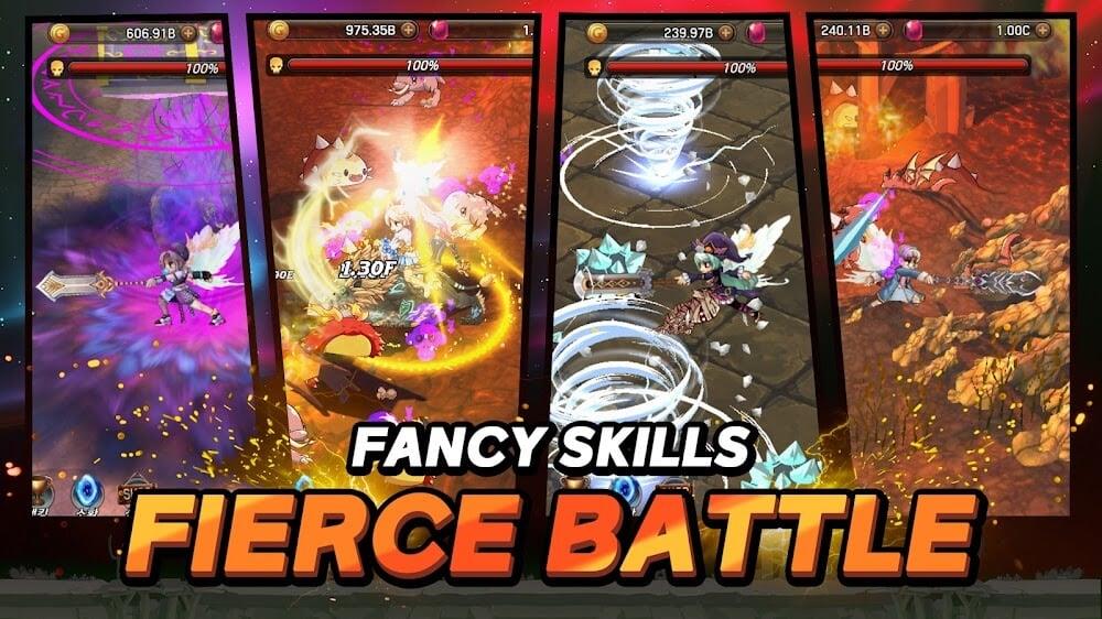 Angel Fantasia : Idle RPG Скриншот 2