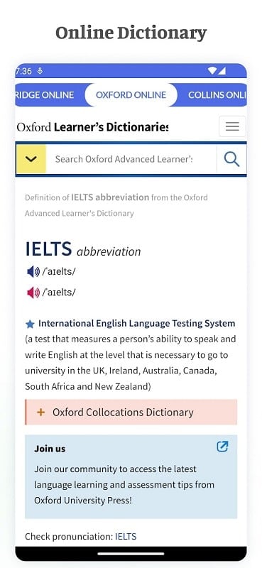 Oxford Vocabulary Скриншот 1