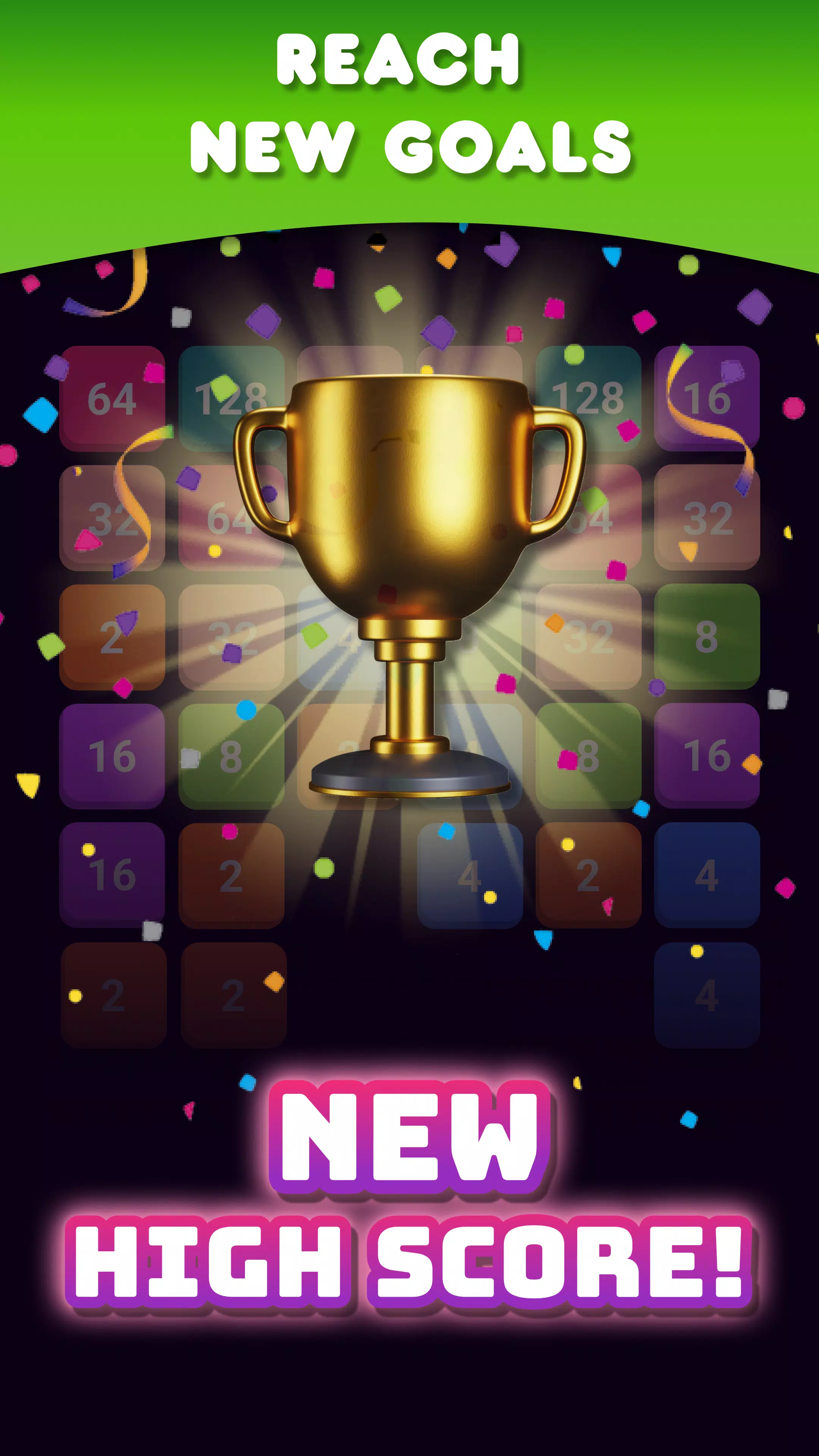 2048: Puzzle Game! Merge Block ภาพหน้าจอ 3
